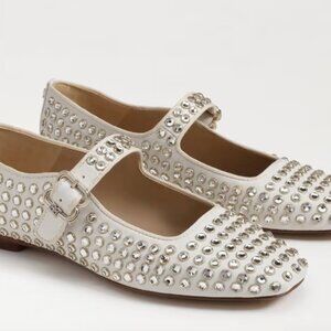 Sam Edelman Women's Michaela Gem Embellished Mary Jane Flats | Size 9.5 | NWT